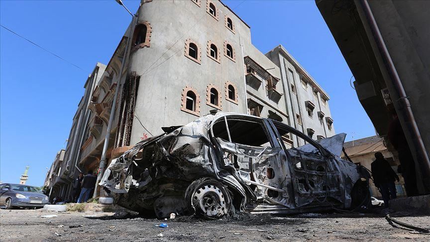 Турецкие журналисты запечатлели последствия ракетного обстрела Триполи