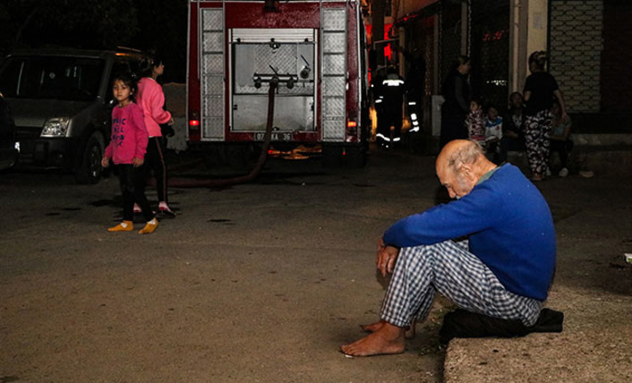 В Анталье родственники подожгли дом дедушки