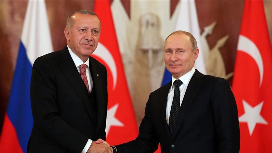 Президенты России и Турции обсудили Ближний Восток