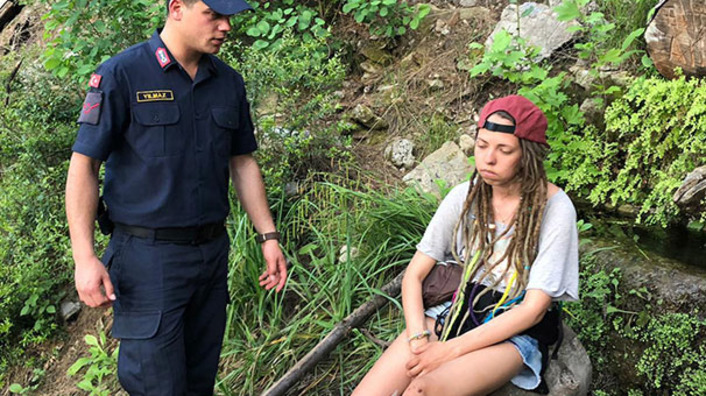 Российскую туристку спасли в каньоне Антальи