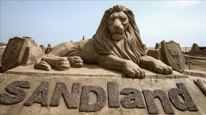 В Анталье проходит Международный фестиваль песчаных скульптур