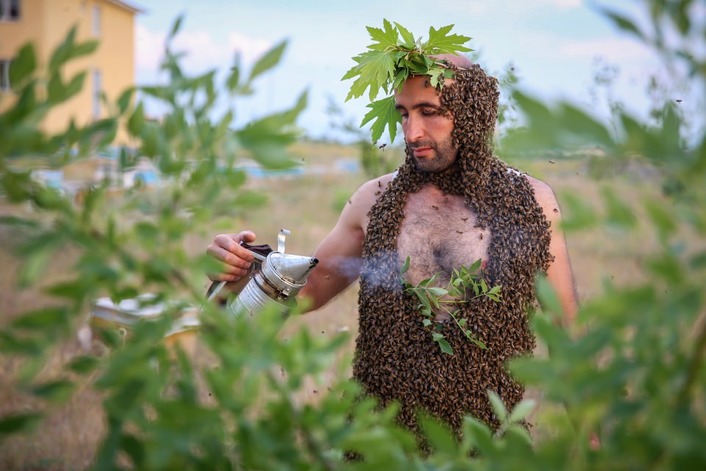В турецком Ване обнаружен «пчелиный человек» (видео)