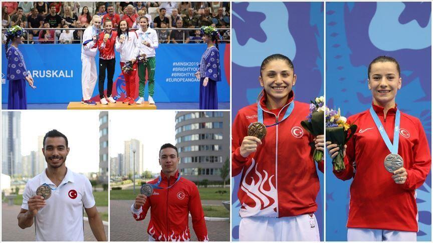 Турецие атлеты завоевали 15 медалей на Европейских играх