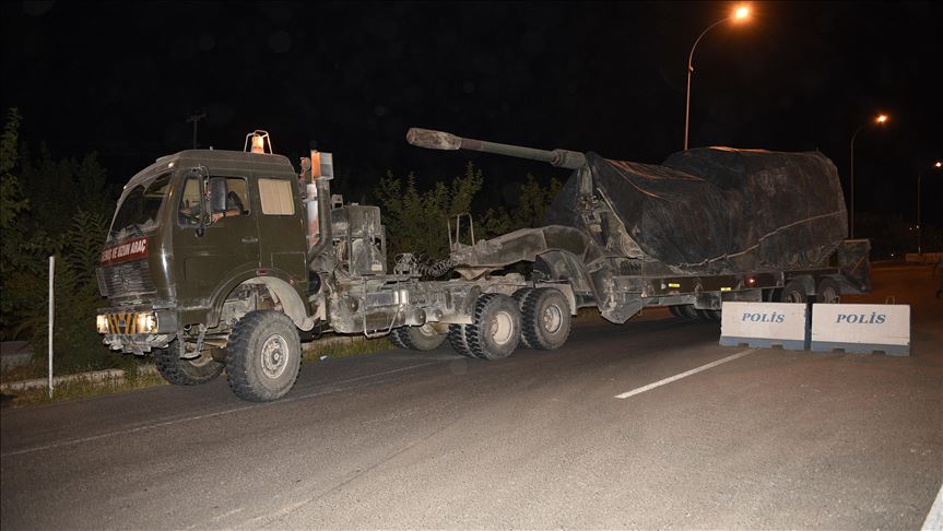 Турция усиливает артиллерийские подразделения на сирийской границе