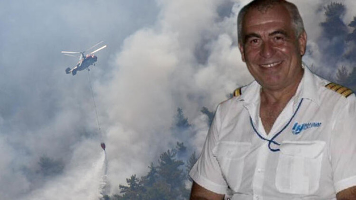 В Измире скончался украинский пилот, боровшийся с лесным пожаром 