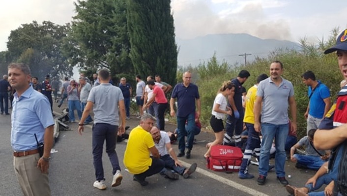 47 человек пострадали в дорожной аварии на западе Турции