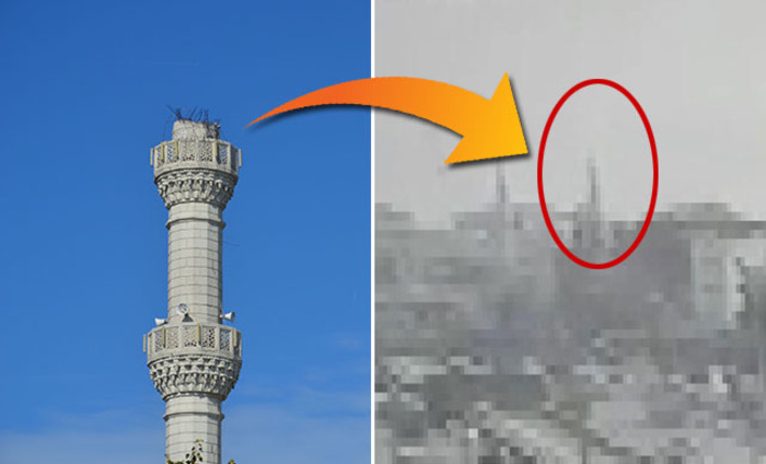 Во время землетрясения в Стамбуле разрушился минарет (видео)