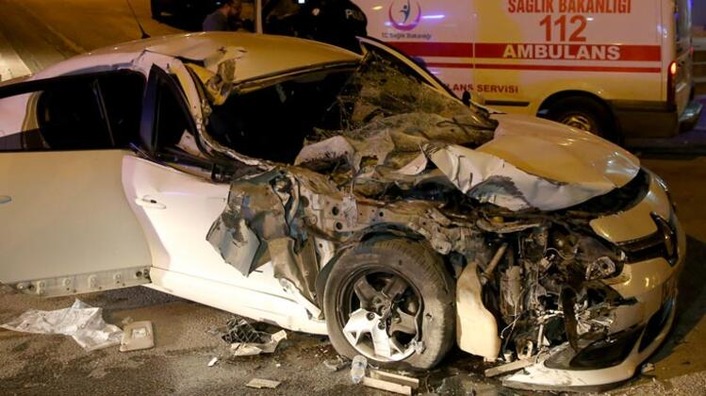 6 человек пострадали в дорожной аварии в Анкаре