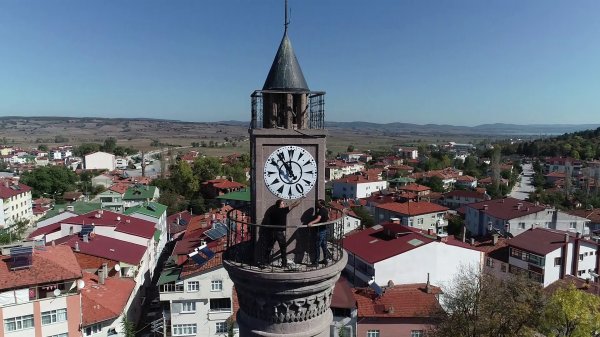 В Самсуне завели часы на 130-летней башне