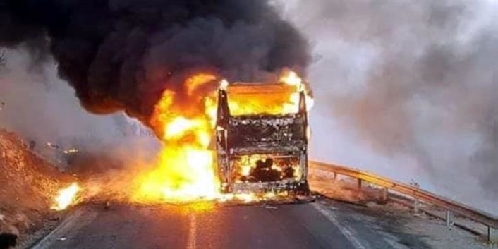 Водитель спас 18 пассажиров из горящего автобуса в Трабзоне