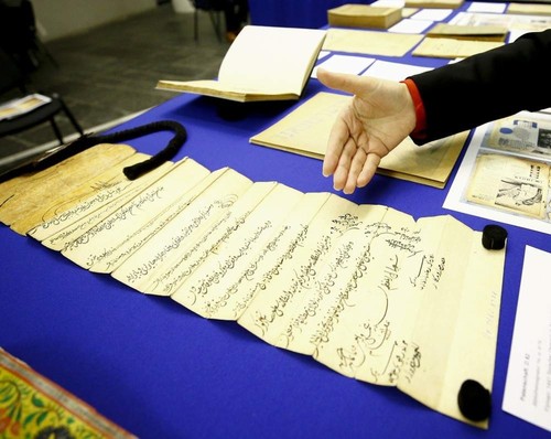 В Берлине представлено уникальное письмо времен Османской империи