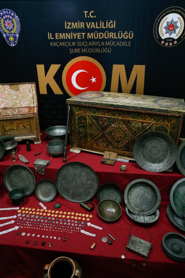 В Измире изъяты артефакты на сумму 15 млн лир