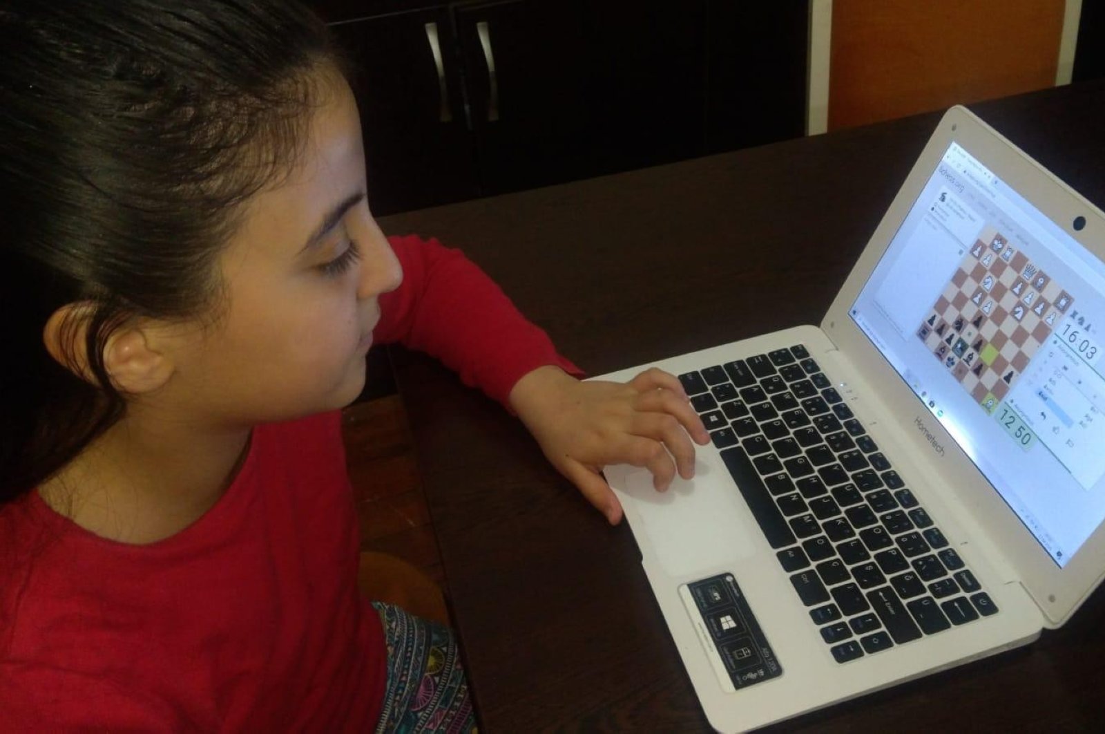 Турецкие дети приняли участие в шахматном турнире онлайн