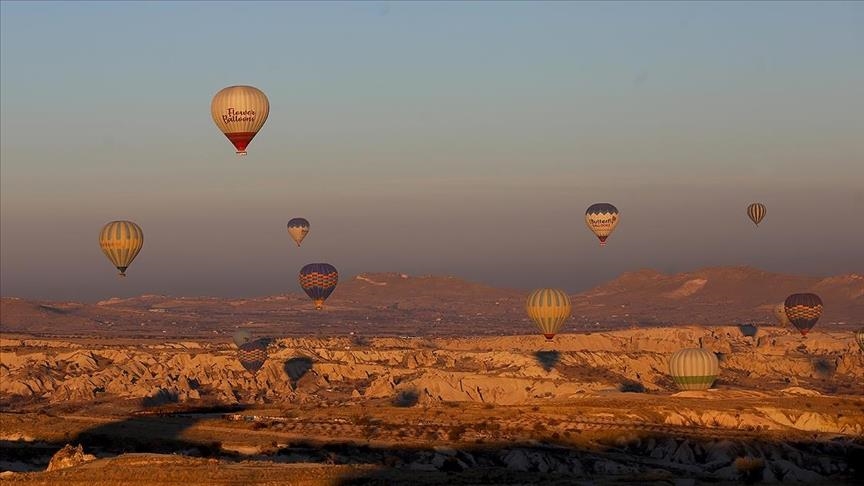 Воздушные шары в Каппадокии стали визитной карточкрй Турции