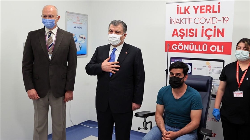 Фахреттин Коджа опубликовал данные о клинических испытаниях турецкой  вакцины 