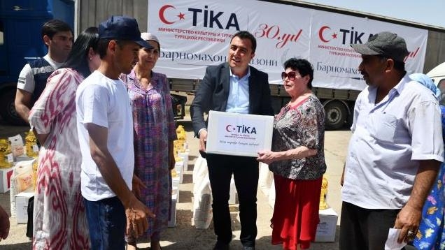Турция оказывает гумпомощь в Таджикистане