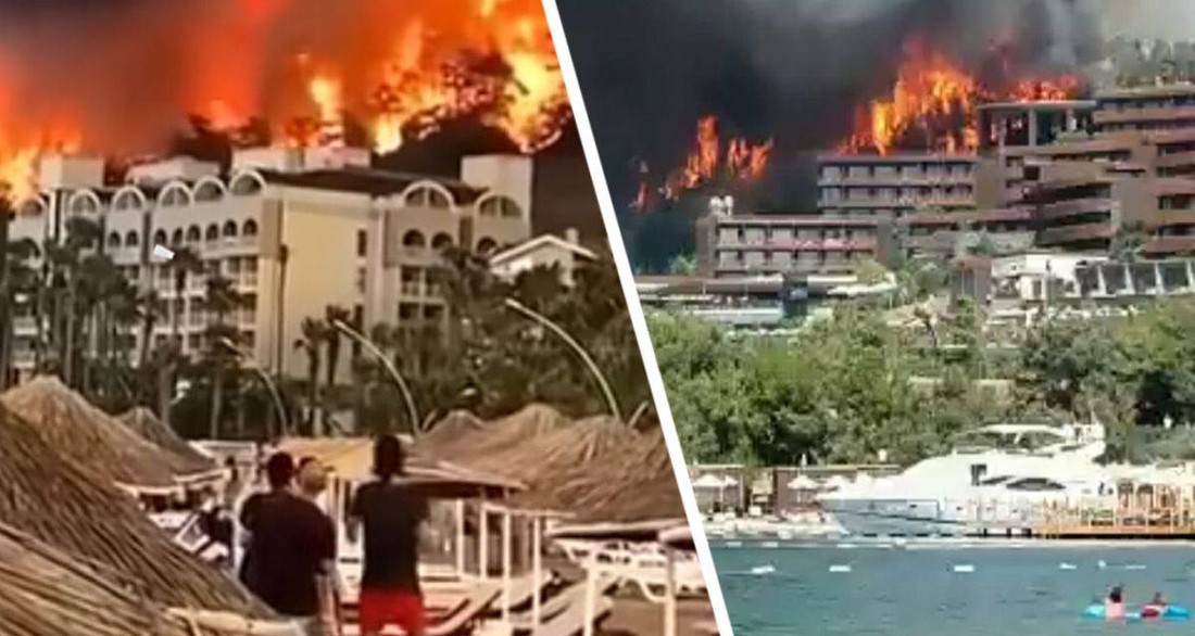 В отеле Анталии произошёл пожар, напугавший туристов