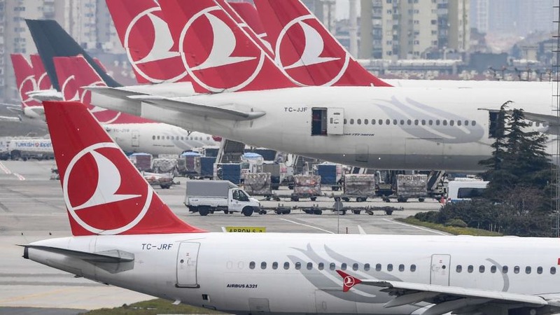Turkish Airlines  приостановила полеты в ряд городов РФ