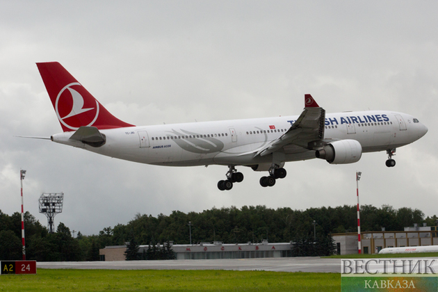В Баку экстренно сел авиалайнер Turkish Airlines