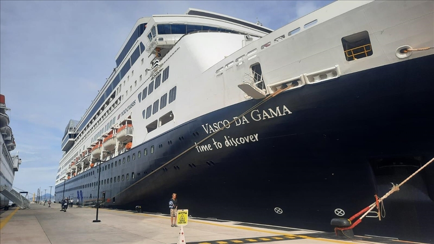 К берегам Бодрума причалил лайнер Vasco Da Gama