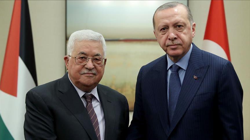 Президент Турции провел переговоры с палестинским коллегой