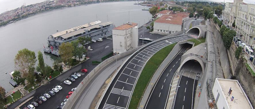 Новый автомобильный тоннель открывается в Стамбуле