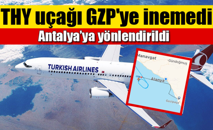 Самолёт "Турецких авиалиний" не смог сесть в аэропорту в Газипаше