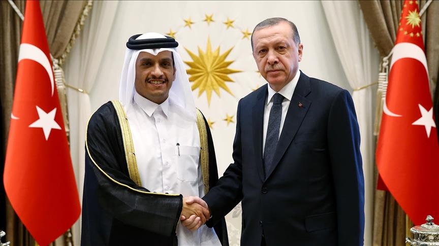 Эрдоган встретился с главой МИД Катара в Анкаре