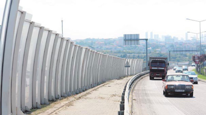 Антишумовые барьеры приходят в Стамбул
