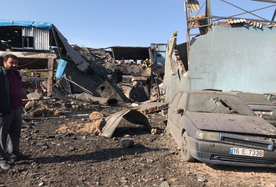 Взрыв на фабрике в Бурсе: пятеро погибших