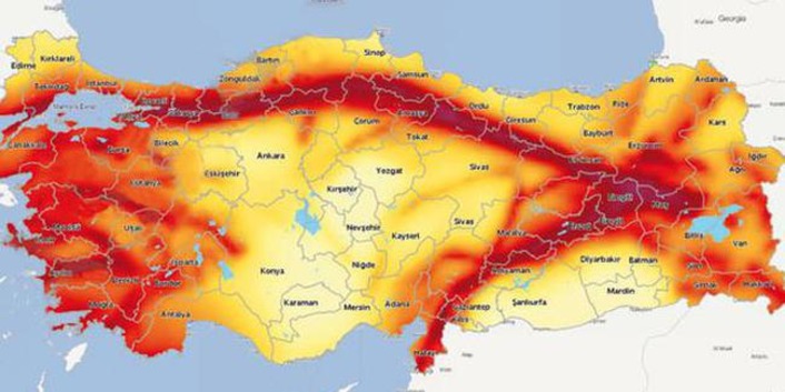 Турецкая "карта землетрясений" была обновлена спустя 21 год