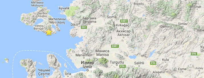 Землетрясение мощностью 2,8 произошло в Турции 