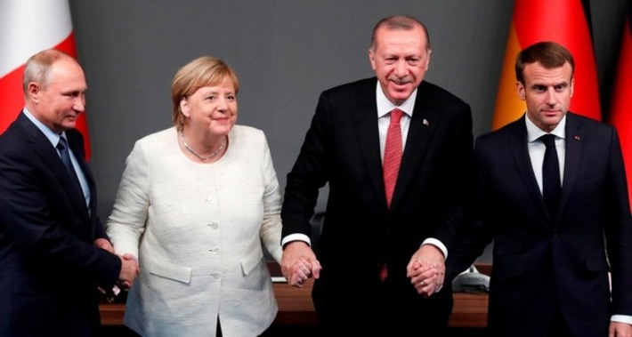 Путин, Эрдоган и Меркель подтвердили готовность провести саммит по Сирии