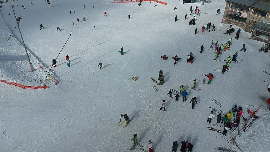 В выходные горнолыжный курорт в Болу достиг 100-процентной заполняемости