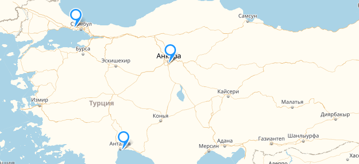 Три города Турции примут участие в "Географическом диктанте"