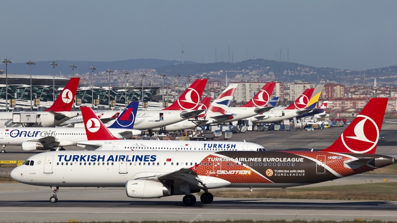 Turkish Airlines летает в 51 город Африки