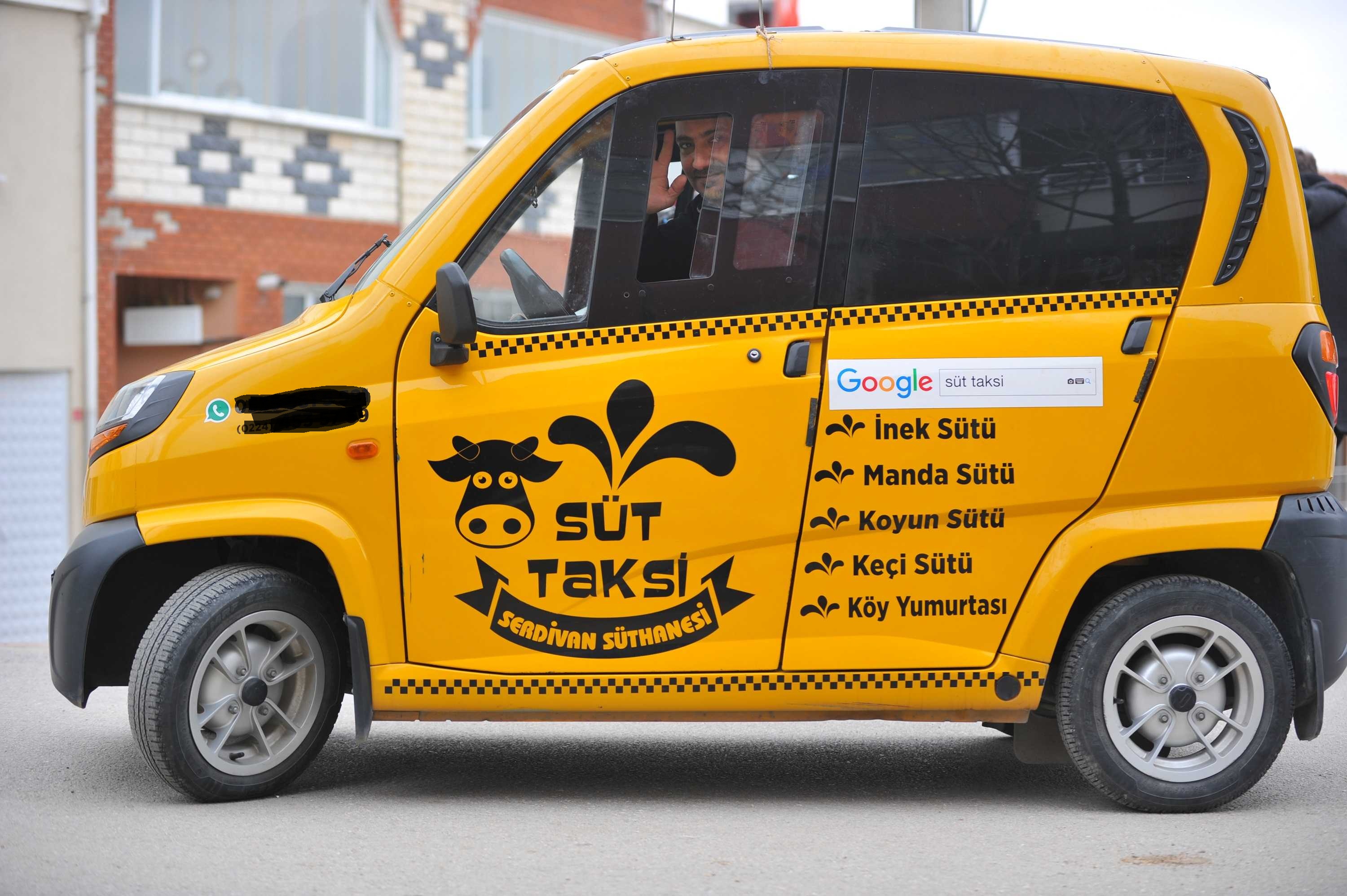 В Бурсе работает "Молочное такси"
