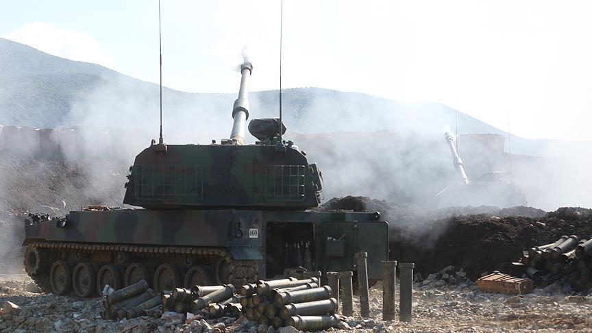 Турецкая артиллерия обстреляла объекты в Сирии