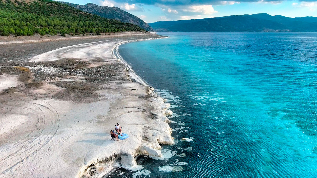 Озеро Salda Турция