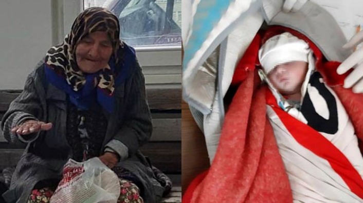 В Самсуне 100-летняя попрошайка использовала 6-дневного ребенка