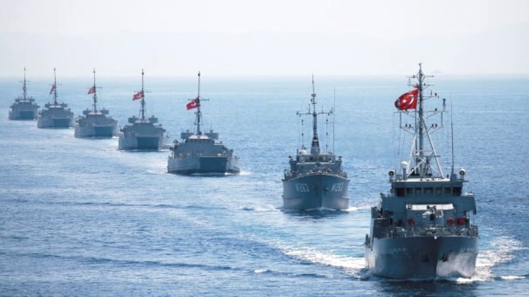 ВМФ Турции принимает участие в учениях АМАН-2019