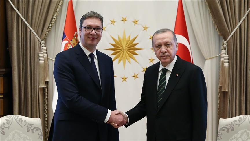 Эрдоган провел переговоры с президентом Сербии
