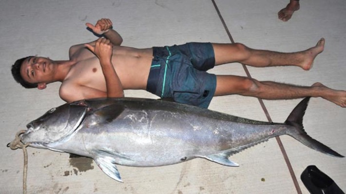 В Мугле поймана рыба весом более 50-ти килограммов