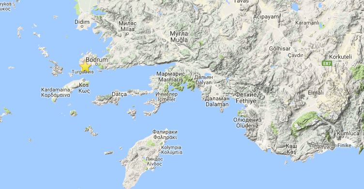 Два землетрясения произошли в Турции