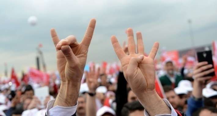 В Австрии запретили жест турецких националистов