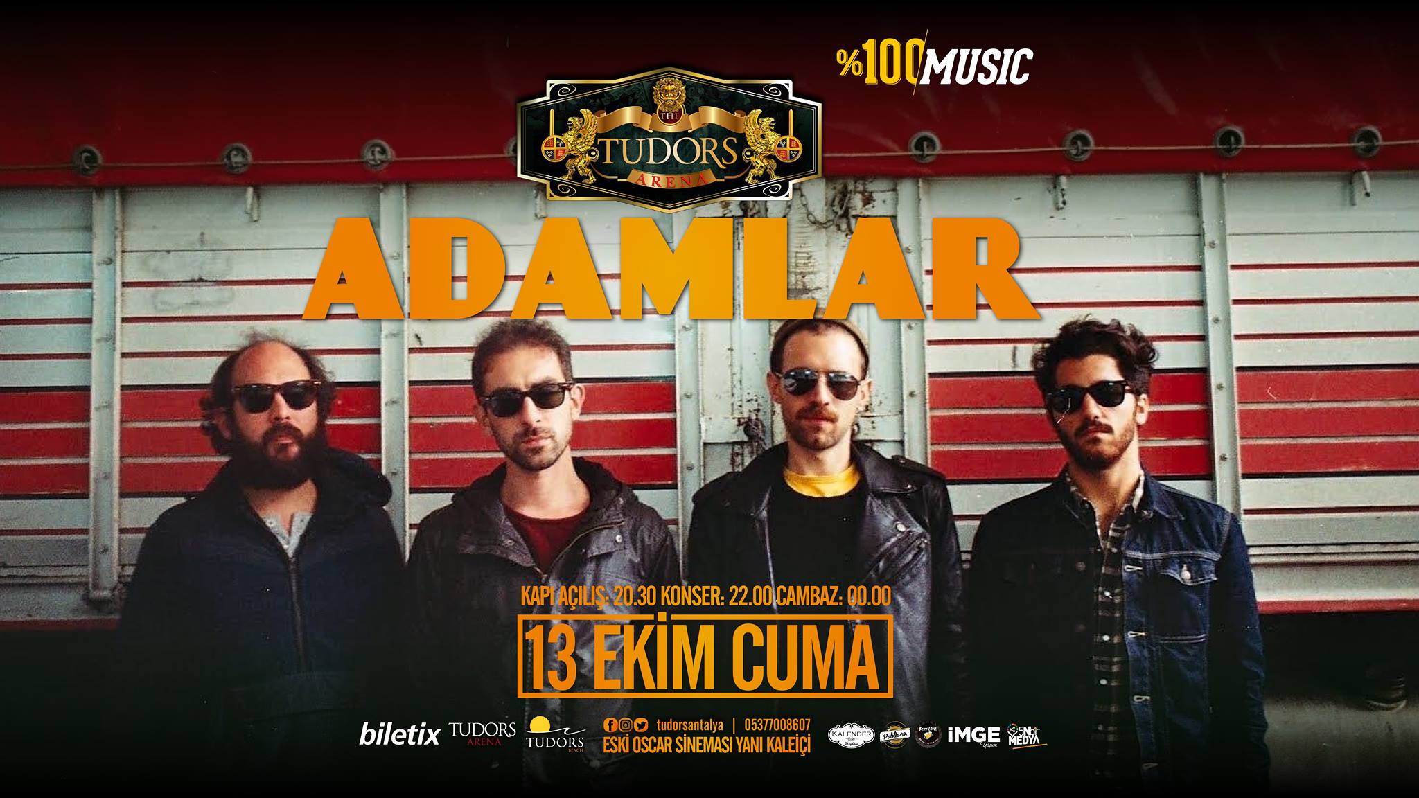 Концерт группы Adamlar пройдёт в Анталье 13 октября