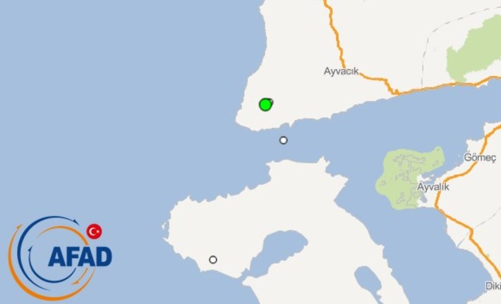 На эгейском побережье Турции произошло землетрясение