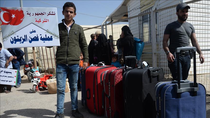 Сирийские беженцы возвращаются из Турции домой