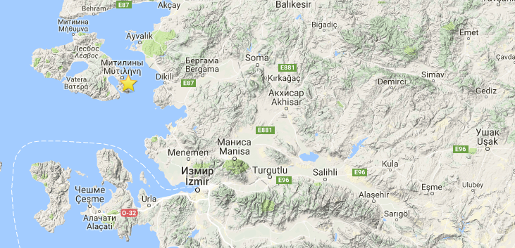 Землетрясение силой 3.2 произошло в Турции