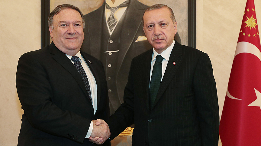 Завершилась встреча Эрдогана с Помпео